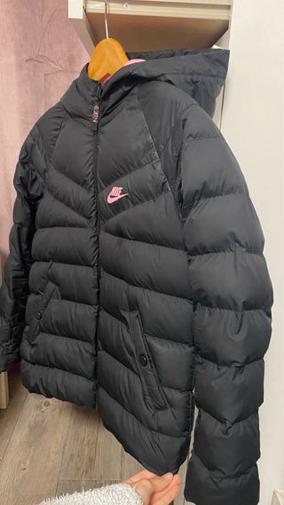 Chaqueta Niña Nike Negra Rosa