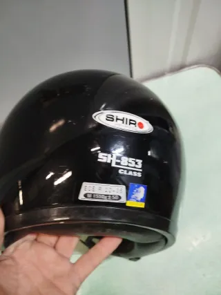Casco Jet Shiro Talla M Negro