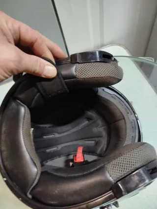 Casco Jet Shiro Talla M Negro