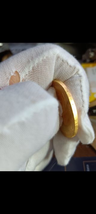 Moneda de Oro  100 pesetas alfonsina 18*97