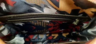 Bolso Desigual Gris y Rojo