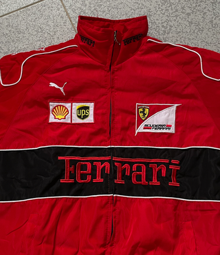 Cazadora Ferrari Roja F1 Vintage Motorsport Retro