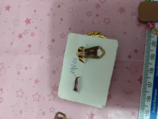 Orecchini vintage anni '80 oro turchese