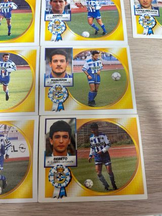 Lote 21 Cromos Deportivo Liga 94-95
