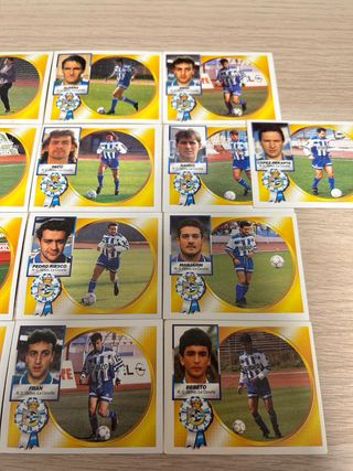 Lote 21 Cromos Deportivo Liga 94-95