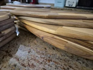 Tablas de madera 52x23 cm (Set de 21)