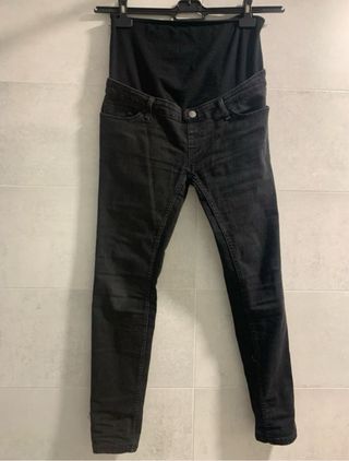 Pantalón premamá Kiabi negro talla M