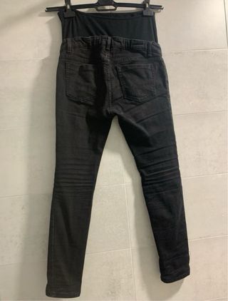 Pantalón premamá Kiabi negro talla M