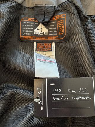 Chaqueta Nike ACG Gore-Tex 1998