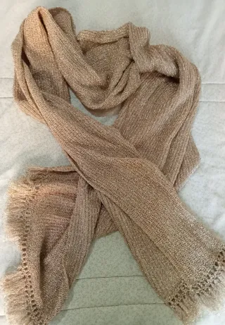 Sciarpa lamé vintage anni '60