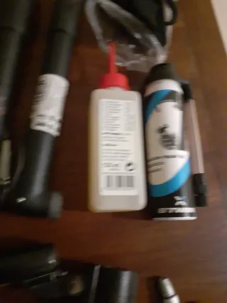 Lote accesorios bicicleta