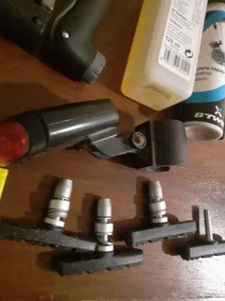 Lote accesorios bicicleta