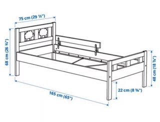 Cama infantil blanca IKEA