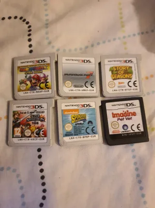 Lote 6 juegos Nintendo 3DS