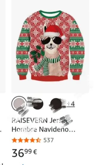 Jersey Navideño sin usar, con etiqueta.