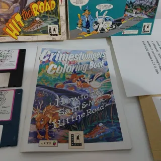 Sam & Max Hit The Road PC Floppy Disks