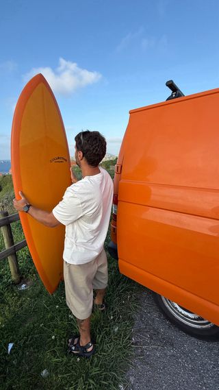 Tabla de surf Fish Naranja