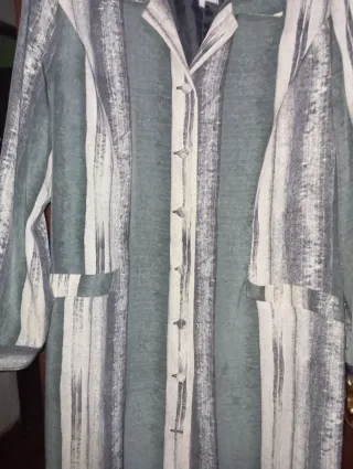 Vestido largo estampado