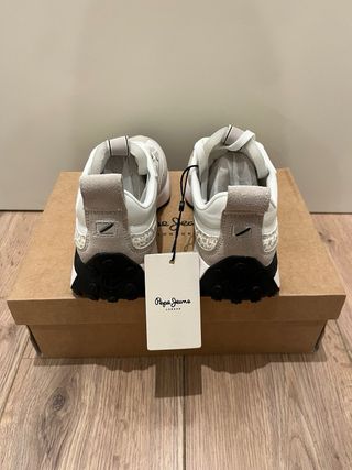 Zapatillas Pepe Jeans Lucky Print Beige/Blanco