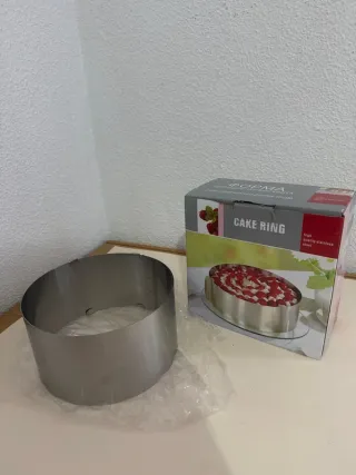 Molde Tarta Ajustable Acero Inoxidable