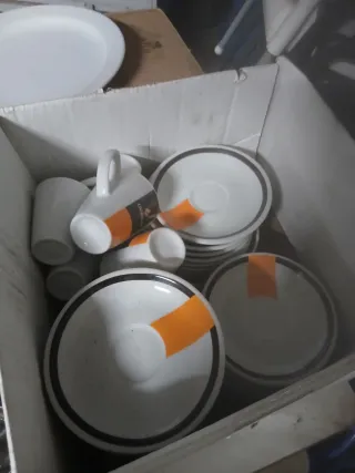 Piatti in vetro trasparente