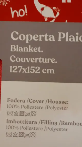 Coperta Plaid Bella Vita cm.127x152