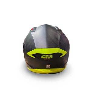 Casco Moto Integral Givi 50.9 Negro Amarillo Mate