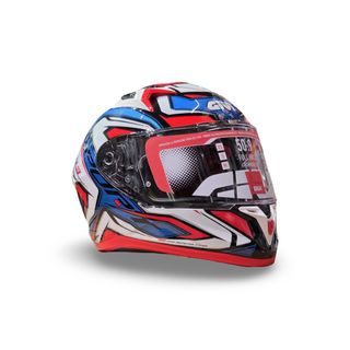 Casco Givi 50.9 Integral Rojo Azul Blanco