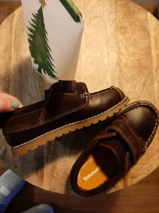 Zapatos niño Timberland marrones talla 27