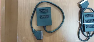 Adaptador Euroconector SCART 1 entrada 3 salidas