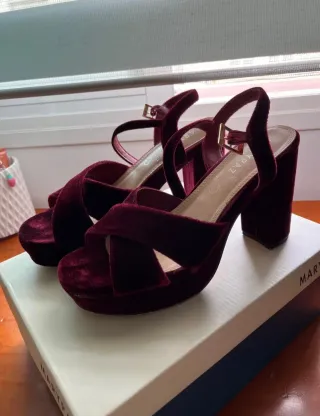 Zapatos de fiesta Mary Paz tacón y plataforma