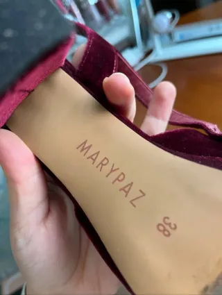 Zapatos de fiesta Mary Paz tacón y plataforma