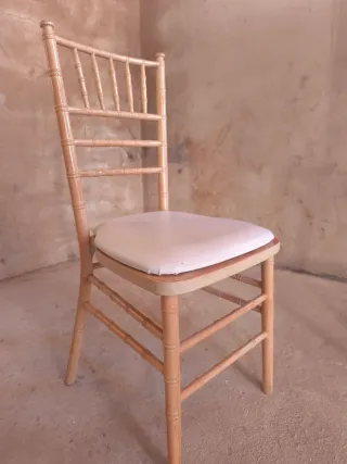 Sillas Tiffany Madera Beige