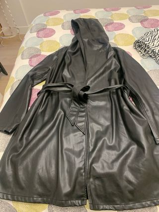 Chaquetón polipiel Zara