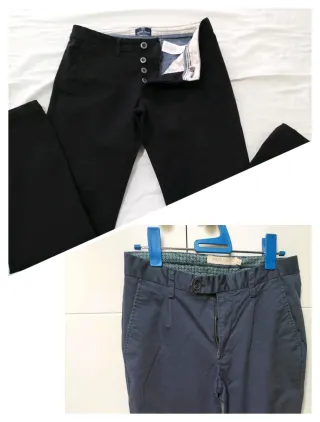 2 Pantalones Chinos T-40 Green Coast