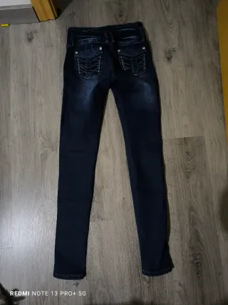 Pantalón vaquero mujer push up