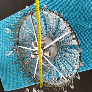 Lámpara lágrimas cristal