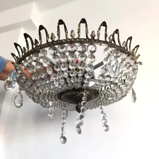 Lámpara lágrimas cristal