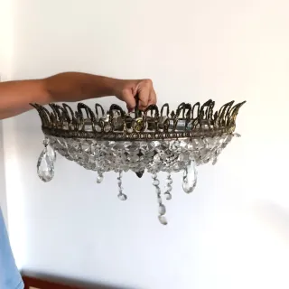 Lámpara lágrimas cristal