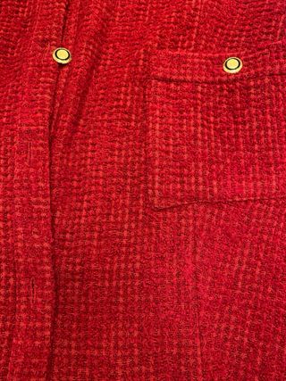 Vestido Zara Invierno Rojo