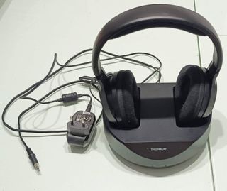 Auriculares TV Inalámbricos Base RCA Negro