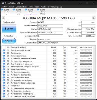 3 x Discos Duros HDD 500GB Toshiba Hitachi
