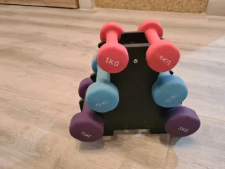 Juego de Pesas Mancuernas Colores