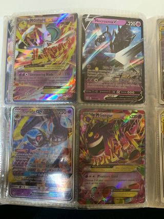 Album Cartas Pokemon Mega Ampharos EX Zeraora V