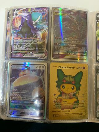 Album Cartas Pokemon Mega Ampharos EX Zeraora V