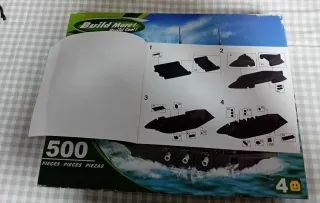 Barco Pirata Bloques Construcción 500 Piezas