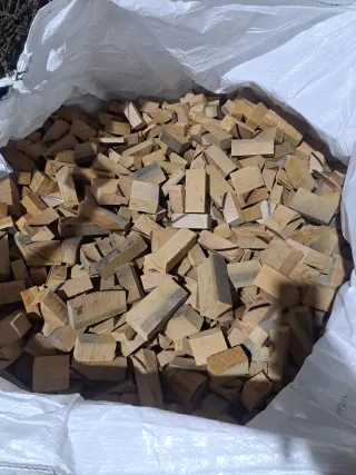 Leña Roble Seca 300kg en Big Bag