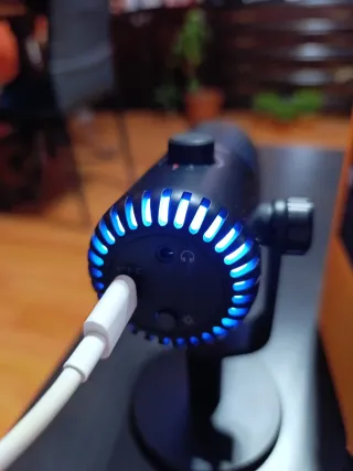 Micrófono Maono DM30 RGB Negro