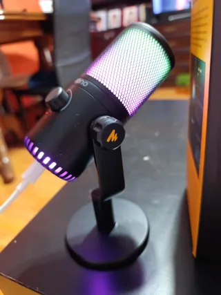 Micrófono Maono DM30 RGB Negro