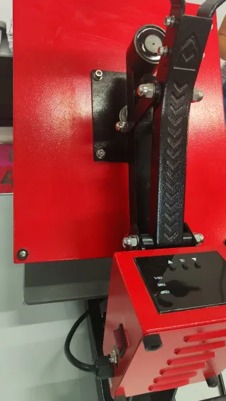 Plancha de Transferencia Manual Roja